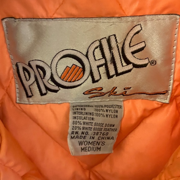 Vibrant Ski Jacket in Purple and Orange - Picture 2 of 5